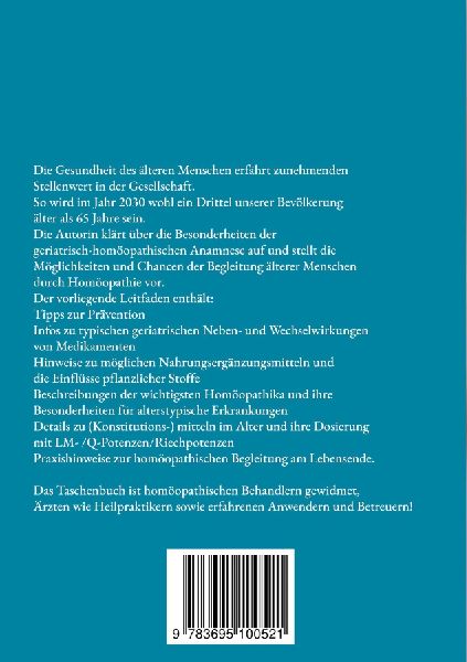 Homöopathie in Geriatrie und Palliativmedizin