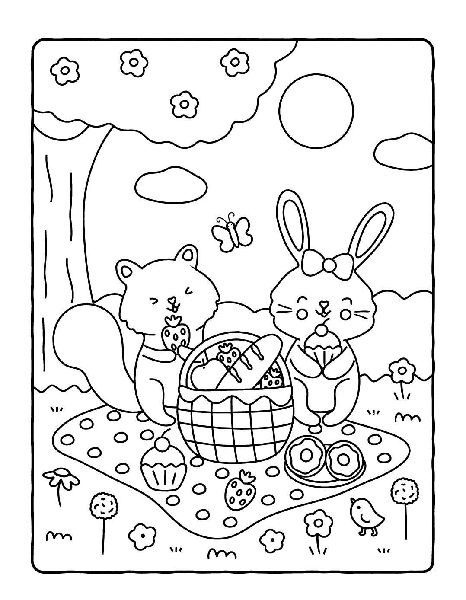Cozy Friends: Wohlfühl-Malblock Cozy Coloring | Ausmalen und entspannen