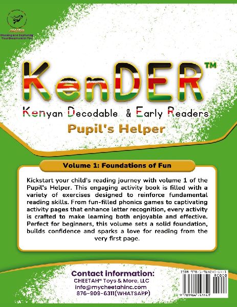 KenDER (Kenyan Decodable & Early Readers) Pupil's Helper Volume 1