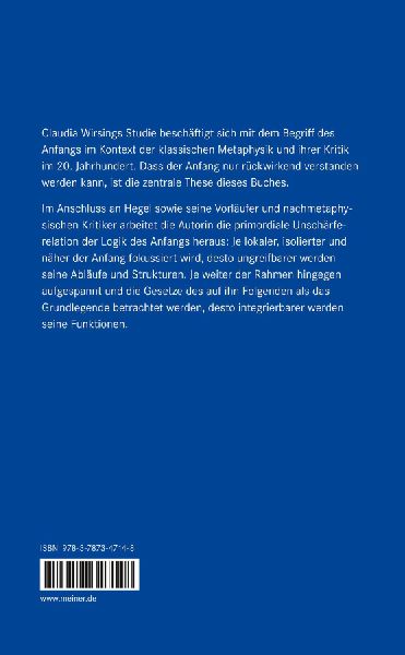 Anfang und Ursprung