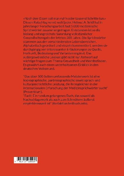 Medizinische Sprichwörter