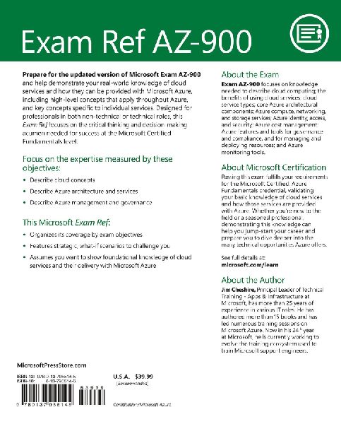 Exam Ref AZ-900 Microsoft Azure Fundamentals