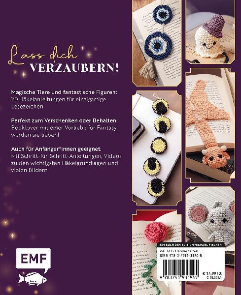 Magische Amigurumi-Lesezeichen häkeln