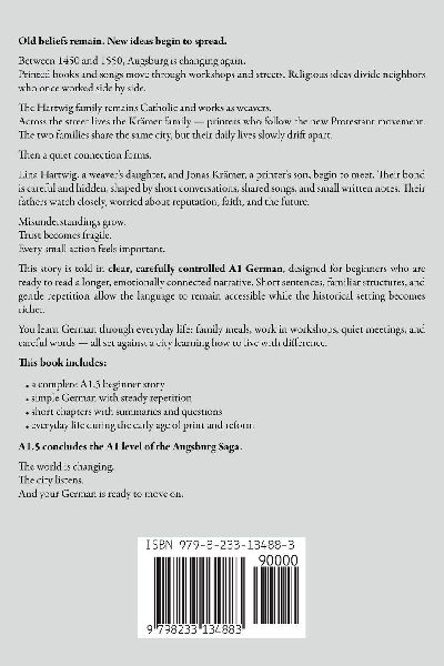 Learn German with the Augsburg Saga - A1.5 Interlinear German-English Reader