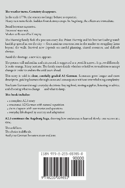 Learn German with the Augsburg Saga - A2.3 Interlinear German-English Reader