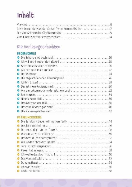 40 Vorlesegeschichten zur Giraffensprache, ab 6 Jahre