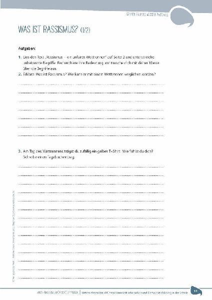 Anti-Rassismus für Schüler*innen