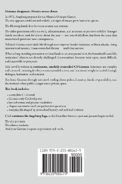 Learn German with the Augsburg Saga - C1.2 Interlinear German-English Reader