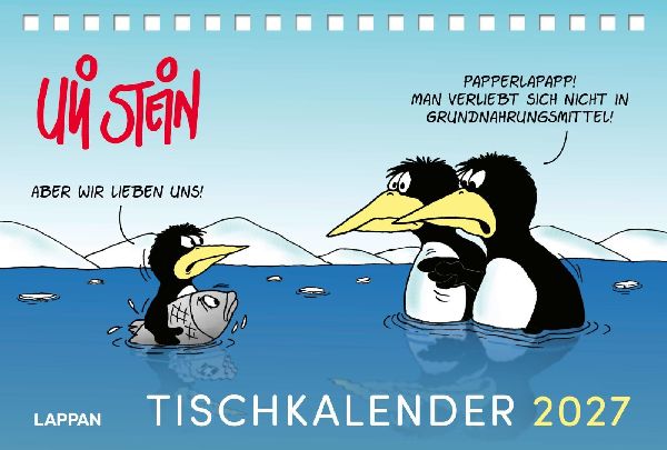 Uli Stein Tischkalender 2027: Monatskalender zum Aufstellen