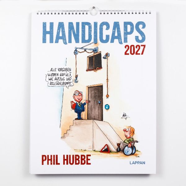 Handicaps 2027: Monatskalender für die Wand
