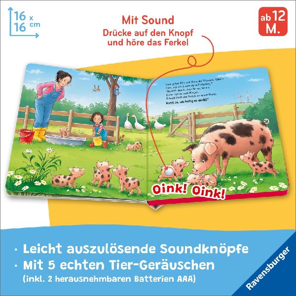 Hör mal hin - Wer kräht hier? Auf dem Bauernhof