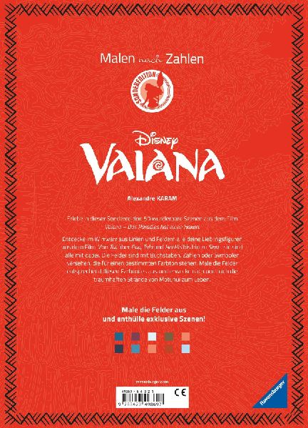 Disney Malen nach Zahlen - Vaiana