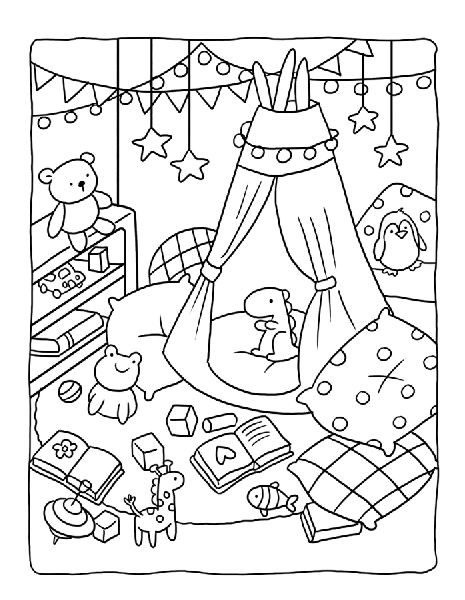 Comfy Life: Wohlfühl-Malbuch - Cozy Coloring | Ausmalen und entspannen