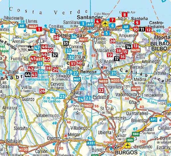 ROTHER Wanderführer Spanien: Kantabrien. 50 Touren von der Atlantikküste bis zu den Picos de Europa
