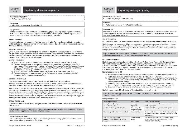 Cambridge IGCSE(TM) Literature in English Teacher's Guide