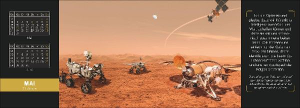Stephen Hawking Universum Premium-Tischplaner 2027 - Wochenkalender mit 53 Bildern und Zitaten