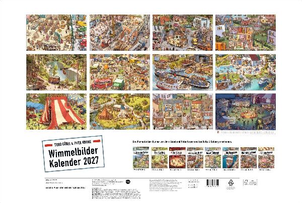 Göbel & Knorr Wimmelbilder Edition Kalender 2027
