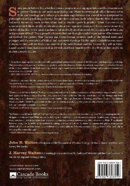 Demons and Spirits in Biblical Theology