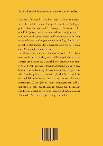 Die nachexpressionistische Dichterjugend