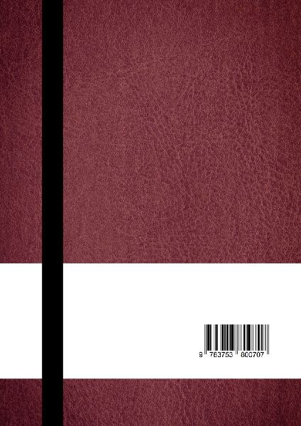 Notizbuch A4 blanko bordeaux - 100 Seiten Soft Cover - FSC Papier
