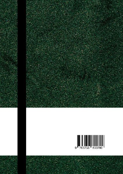 Notizbuch A5 kariert - 100 Seiten 90g/m² - Soft Cover grün - FSC Papier
