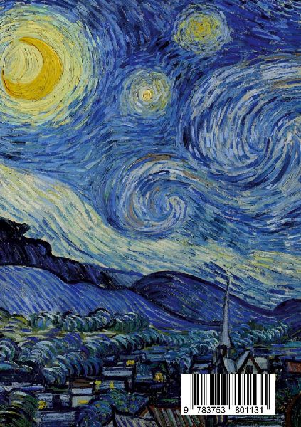 Vincent van Gogh 'Sternennacht' - Notizbuch A5 gepunktet - 100 Seiten 90g/m² - Soft Cover - FSC Papier
