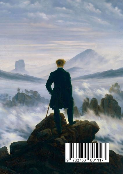 Caspar David Friedrich 'Der Wanderer über dem Nebelmeer' Notizbuch A5 kariert - 100 Seiten 90g/m² - Soft Cover - FSC Papier