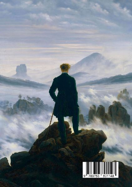 Caspar David Friedrich 'Der Wanderer über dem Nebelmeer' - Notizbuch A5 gepunktet - 100 Seiten 90g/m² - Soft Cover - FSC Papier
