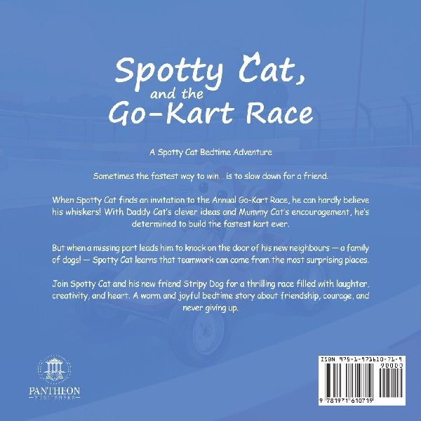 Spotty Cat and the Go-Kart Race