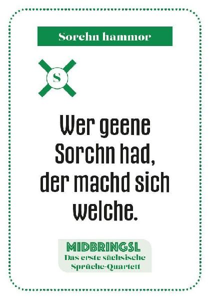 Midbringsl - Das sächsische Sprüche-Quartett