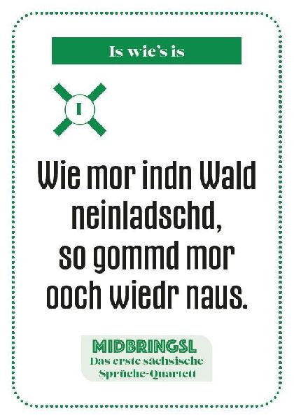 Midbringsl - Das sächsische Sprüche-Quartett