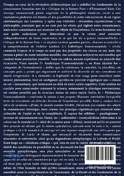 Critique de la Raison Pure - Tome 1