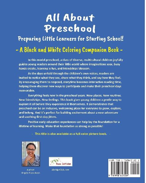 All About Preschool Companion Coloring Book