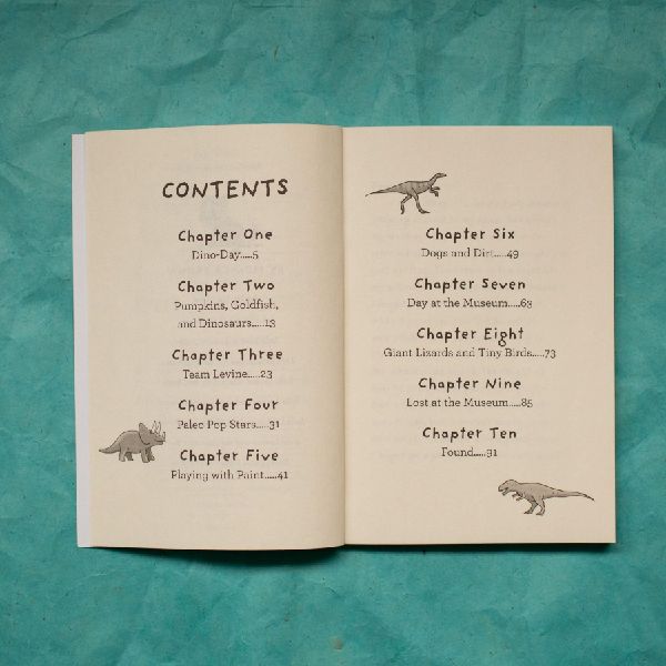 Lola Levine and the Dinosaur Scene