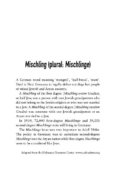 Mischlinge