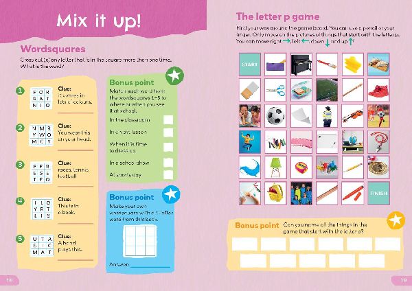 Collins 1000 English Words Activity Book: At school