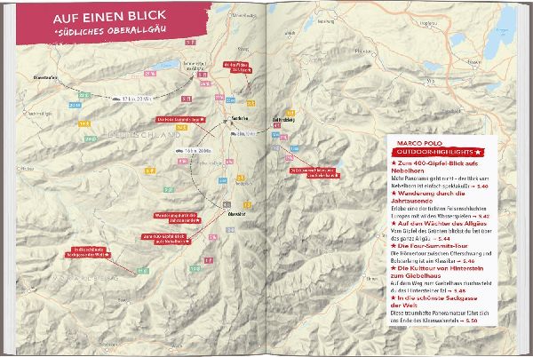 MARCO POLO OUTDOOR GUIDE Reiseführer Allgäu