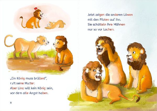 Leselöwen 1. Klasse - Ein Löwe findet Freunde