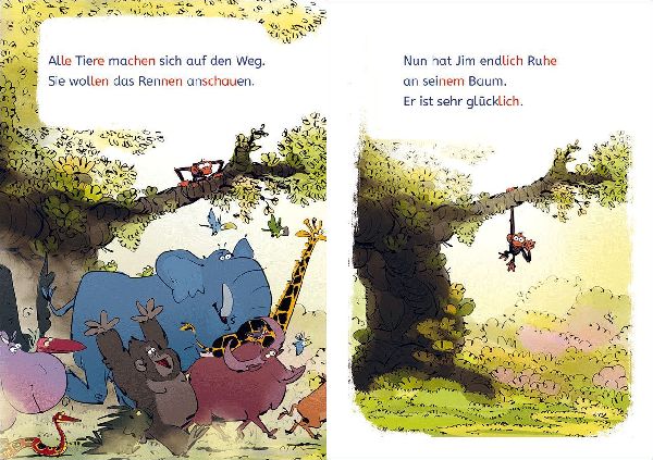 Leselöwen 1. Klasse - Jim ist mies drauf - Fertig, los...Banane!
