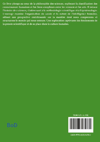 Essai Sur La Philosophie Des Sciences