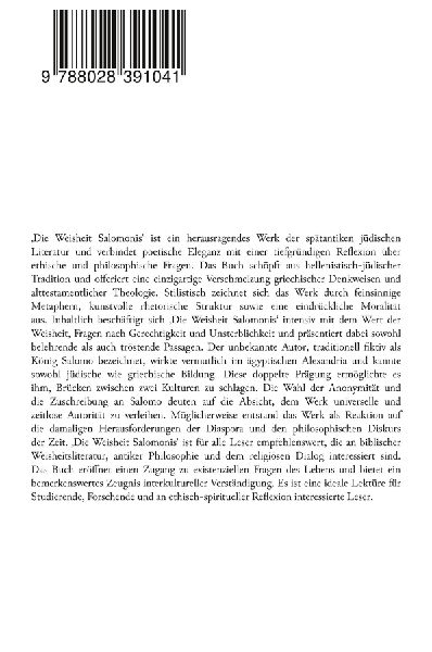 Die Weisheit Salomonis