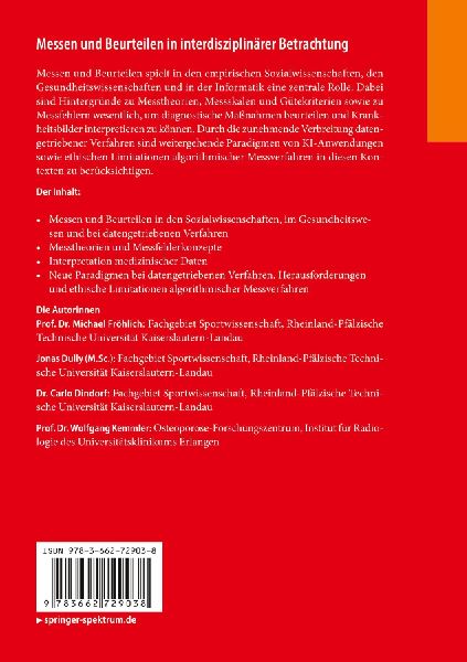 Messen und Beurteilen in interdisziplinärer Betrachtung