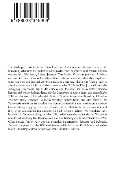 Die kriminelle Psychose