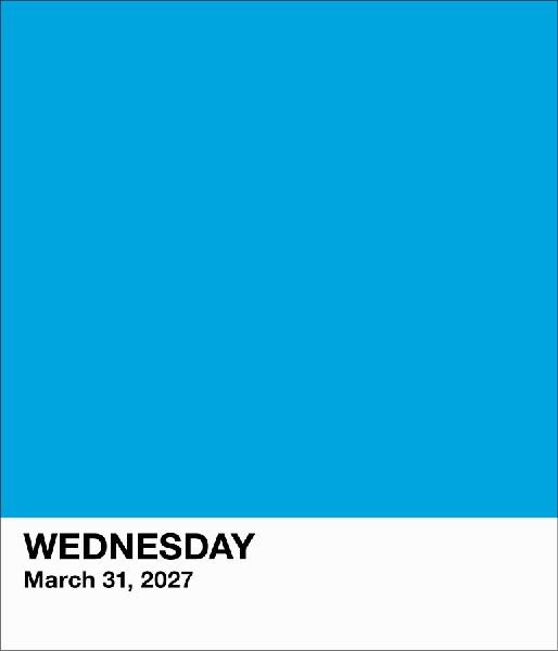Pantone Page-A-Day(r) Gallery Calendar 2027