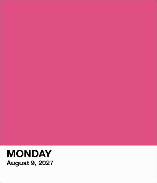 Pantone Page-A-Day(r) Gallery Calendar 2027