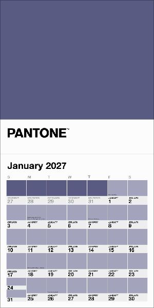 Pantone Wall Calendar 2027