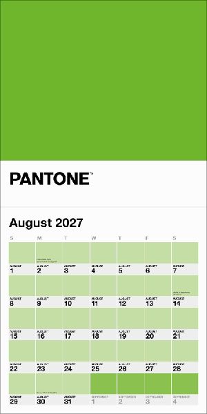 Pantone Wall Calendar 2027