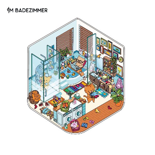 Mini-Sticker-Szenen - Cozy Mini-Homes I 3D-Sticker