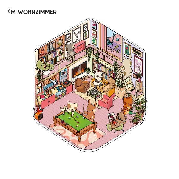 Mini-Sticker-Szenen - Cozy Mini-Homes I 3D-Sticker
