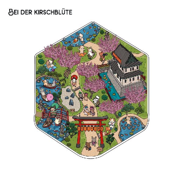 Mini-Sticker-Szenen - Cozy Mini-Japan I 3D-Sticker